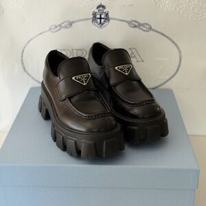 Prada Monolith Loafers Size 37